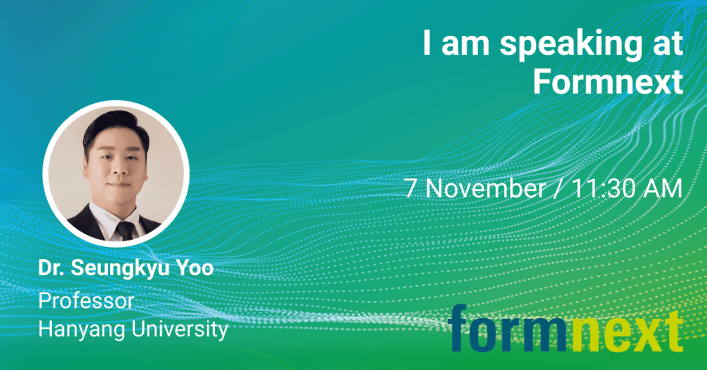 Guest Speaker at FORMNEXT 2023,&nbsp;Frankfurt